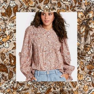Universal Thread Floral Peasant Top